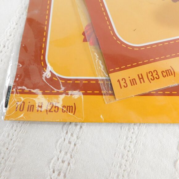 Thanksgiving Honeycomb Lot of 2 Table Center Piece Decors Turkey 13" Pumpkin 10" - Picture 6 of 7